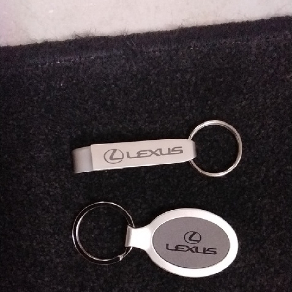 Lexus Silver Keychain Set